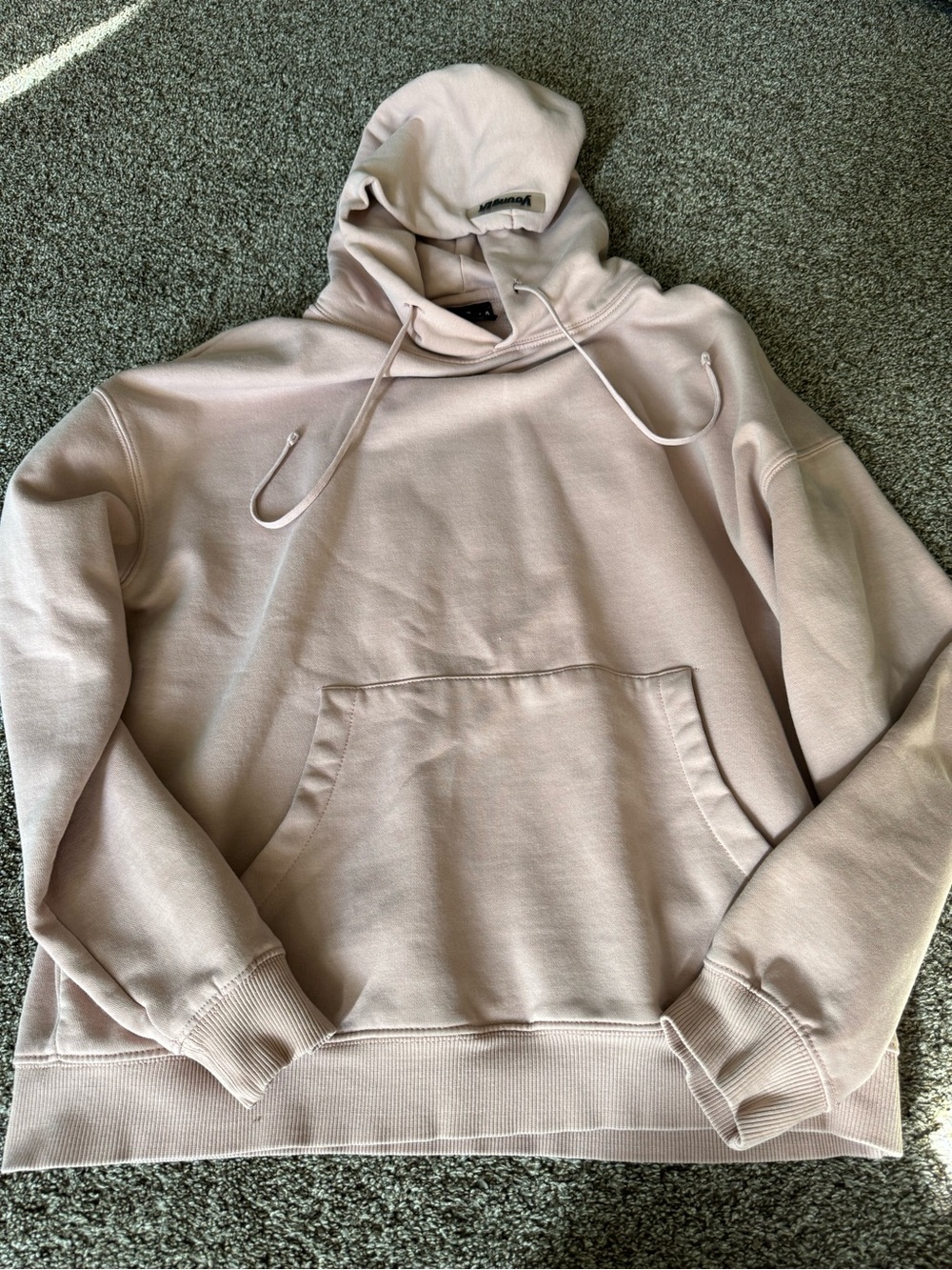 Men's Pale Pink Pullover Hoodie - Brand: